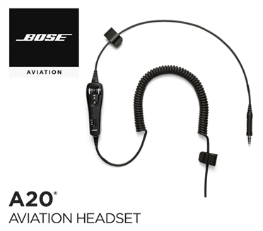 Bose A20 Kabelsatz - Heli-Version, ohne Bluetooth, Spiralkabel