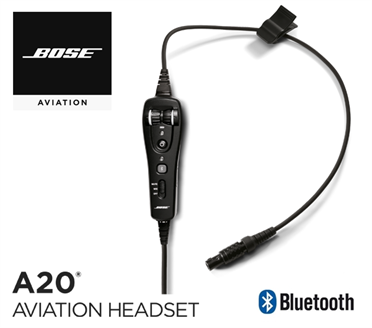 Bose A20 Kabelsatz - LEMO-Version, mit Bluetooth,  Elektret Mikrofon, kurzes Kabel