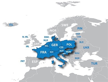 Garmin ICAO / VISUAL 500 Karten Zentral Europa