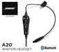 Preview: Bose A20 Cable assy - LEMO-Version, with Bluetooth, Electret Mic, short Cord