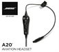 Preview: Bose A20 Kabelsatz - LEMO-Version, ohne Bluetooth, Elektret Mikrofon