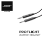 Preview: Bose ProFlight 2 Headsetkabel Luftfahrt-Standardstecker, Bluetooth