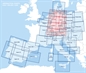 Preview: ICAO Karte Deutschland Segelflug, vier Blatt zusammengesetzt