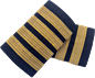 Preview: Captain Epaulettes, gold