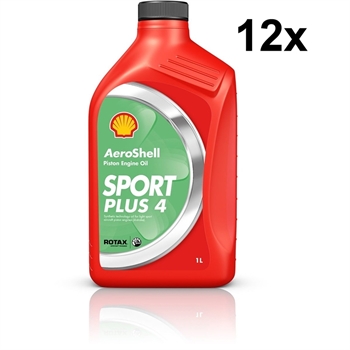 AeroShell Oil Sport Plus 4, Carton 12 x 1 Liter