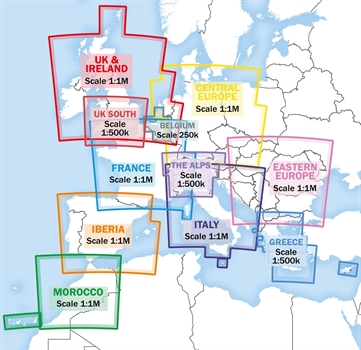 Air Million VFR Karte Frankreich 2024