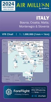 Air Million VFR Karte Italien 2024
