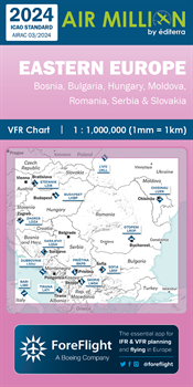 Air Million VFR Karte Osteuropa 2024