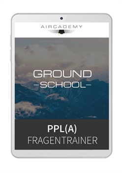 AIRCADEMY Groundschool PPL(A) Online-Fragentrainer – 12 Monate, Englisch
