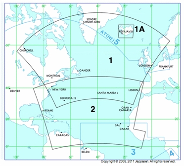 Jeppesen North Atlantic Orientation Chart