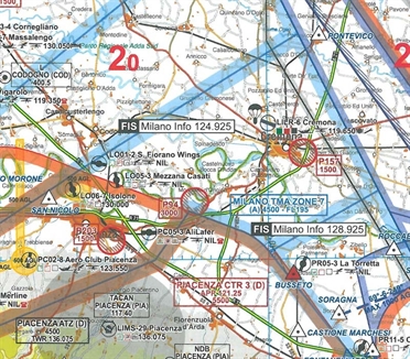 Avioportolano VFR Chart Italy LI-2