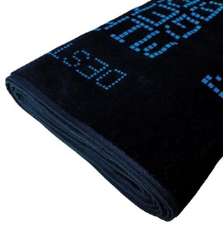 Bath Towel Departure Screen, blue