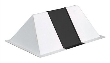Rectangular Marker, white/black