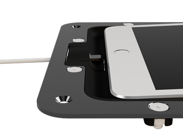 Panel mount for iPad mini 4 & 5 with active cooling