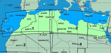 Enroute Chart A(H/L)1/2 Nordafrika