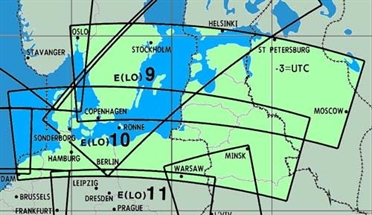 Enroute Chart E(LO)9/10 Deutschland, Polen, Russland