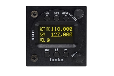 f.u.n.k.e AVIONICS radio ATR 833-II OLED