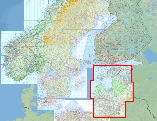 Flight Planner / Sky-Map Kartenpaket Baltische Staaten