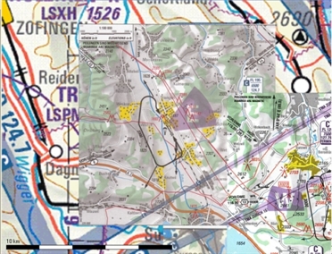 Flight Planner / Sky-Map Sichtanflugkarten AIP Schweiz