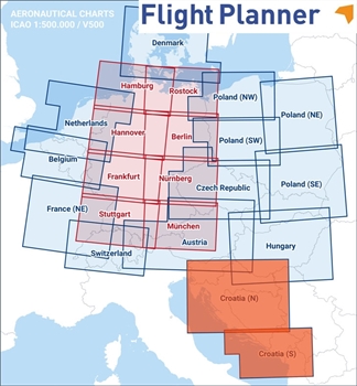 Flight Planner / Sky-Map Visual 500 Chart Croatia