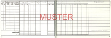 Logbook for Professional Pilot