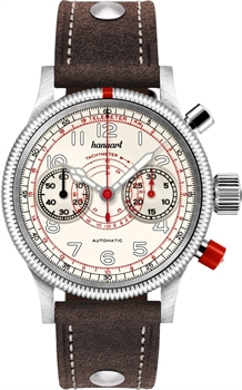 Hanhart Chronograph Tachy Tele, white dial