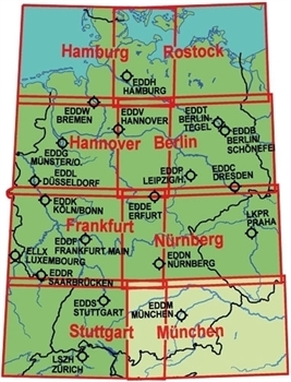 ICAO Chart Munich with Night Low Level Routes