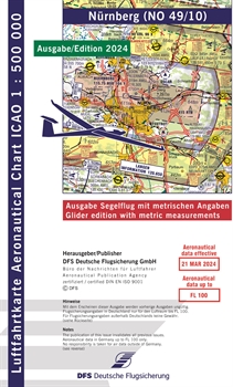 ICAO Karte Nürnberg Segelflug