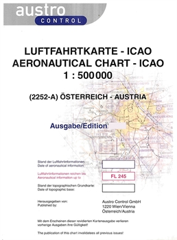 ICAO Karte Österreich, Papier