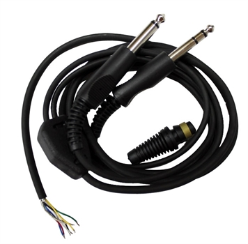 Kabel für Headset, sechsadrig, Standard-Stecker