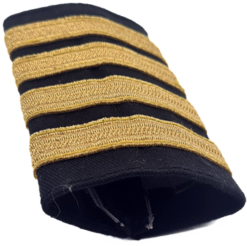 Captain Epaulettes, gold