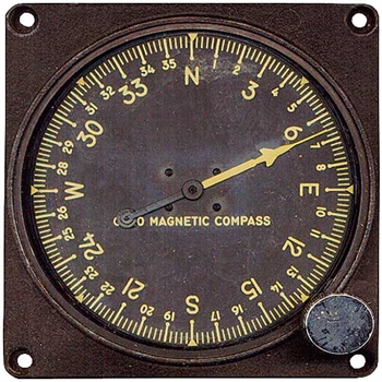 Kreiselgestützter Magnetkompass, Dekoinstrument