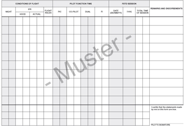 Pilot Logbook EASA FCL