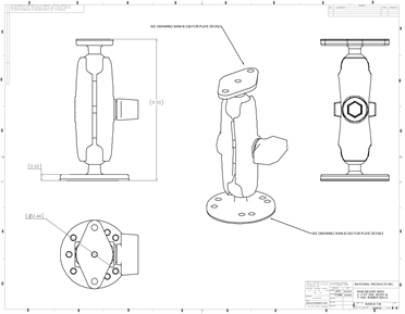 RAM MOUNT Mounting Bracket Set