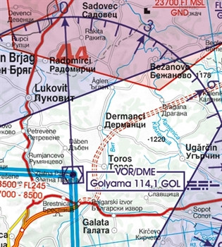 Rogers Data VFR Chart Bulgaria 2024