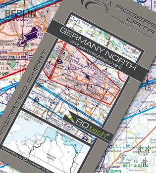 Rogers Data VFR Karte Deutschland Nord 2024