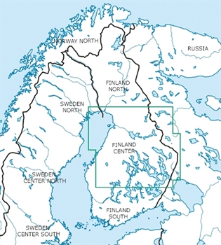 Rogers Data VFR Karte Finnland Center 2024