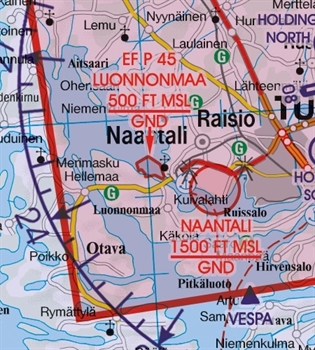 Rogers Data VFR Chart Finland North 2024