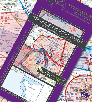 Rogers Data VFR Chart France North-West