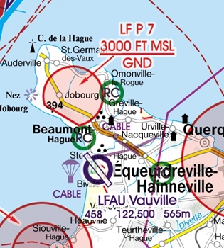 Rogers Data VFR Karte Frankreich Süd-West