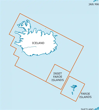 Rogers Data VFR Chart Iceland & Faroe 2024