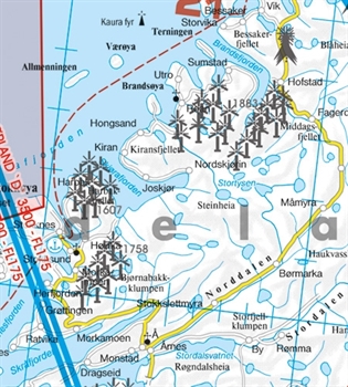 Rogers Data VFR Chart Norway Center-North 2024