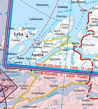 Rogers Data VFR Chart Norway Center-North 2024