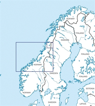 Rogers Data VFR Chart Norway Center-South 2024