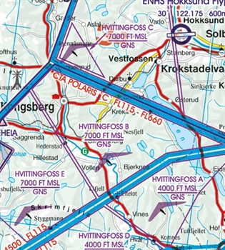 Rogers Data VFR Chart Norway Center-South 2024