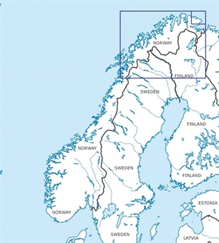 Rogers Data VFR Karte Norwegen Nord 2024