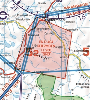 Rogers Data VFR Karte Norwegen Nord 2024