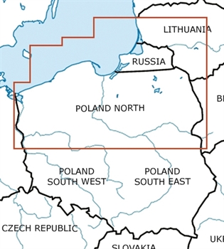 Rogers Data VFR Chart Poland North 2024