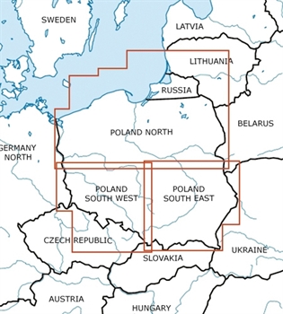 Rogers Data VFR Chart Poland South-West 2024