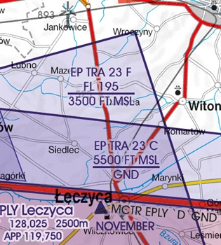 Rogers Data VFR Chart Poland South-West 2024